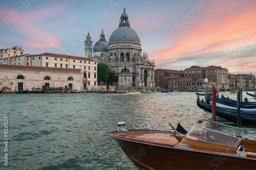 Basilica Santa Maria della Salute and Grand canal in Venice © Antonio