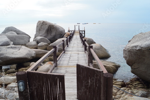 Steg am Meer