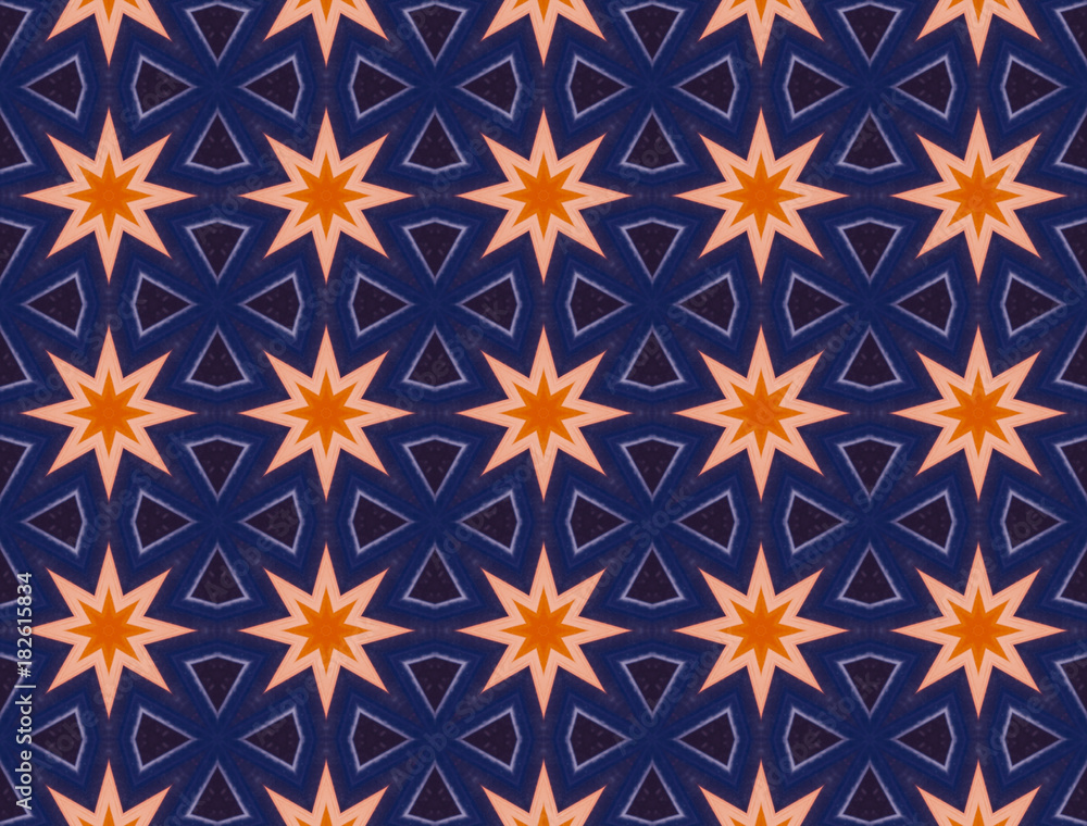 abstract kaleidoscope background. geometric ornament.