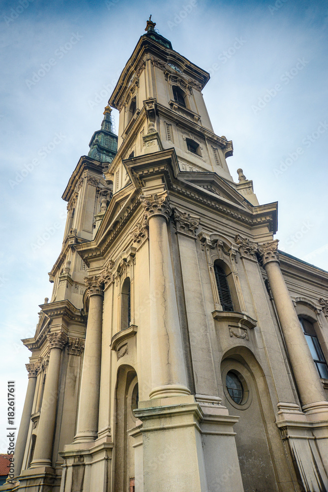 Naklejka premium The Church of the Assumption in Pancevo