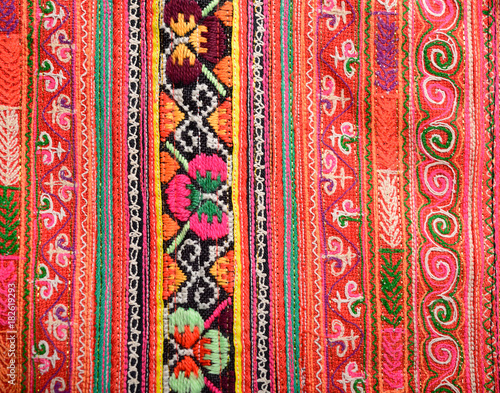 Thailand fabric pattern
