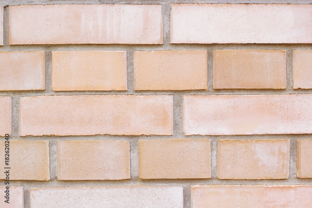 Naklejka premium Brick wall of industry building construction