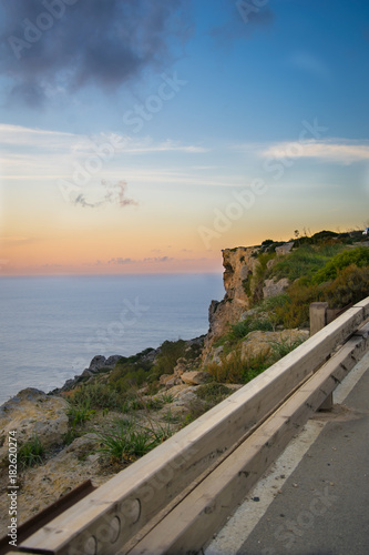 Malta coast and cliffs