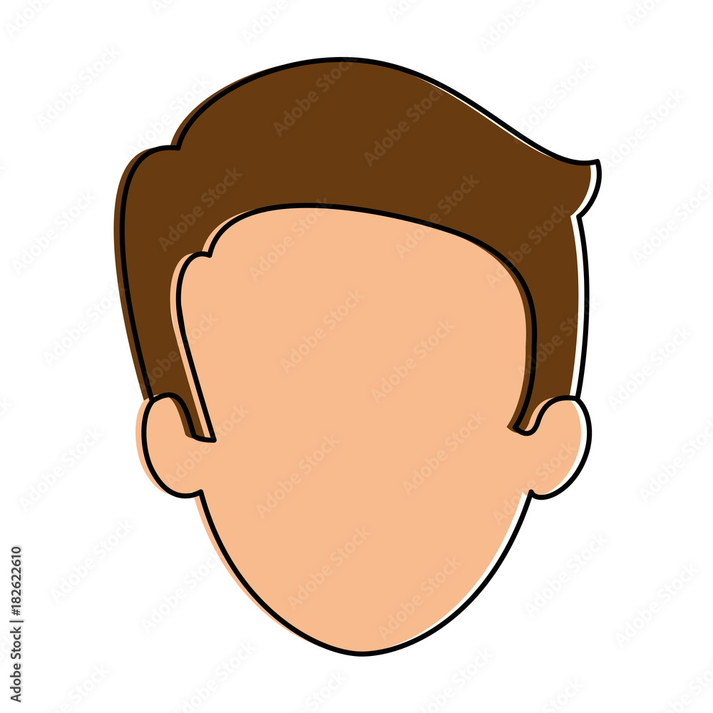 young man head avatar character vector illustration design young man head avatar character vector illustration design