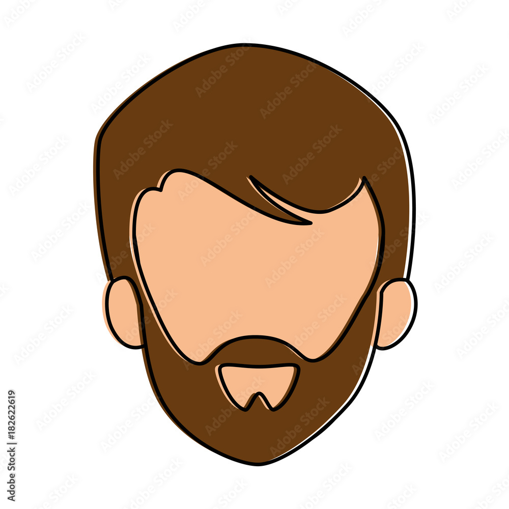 young man head avatar character vector illustration design young man head avatar character vector illustration design