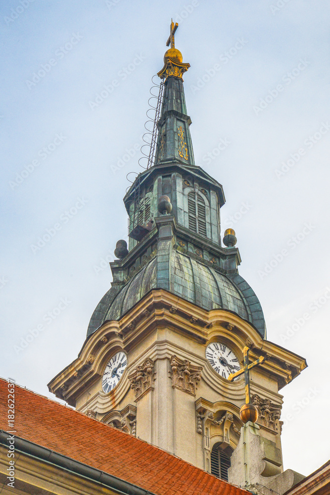 Naklejka premium The Church of the Assumption in Pancevo