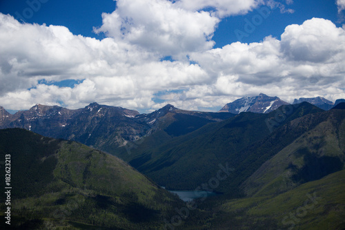 Aerial View of Glacier National Park © Martina
