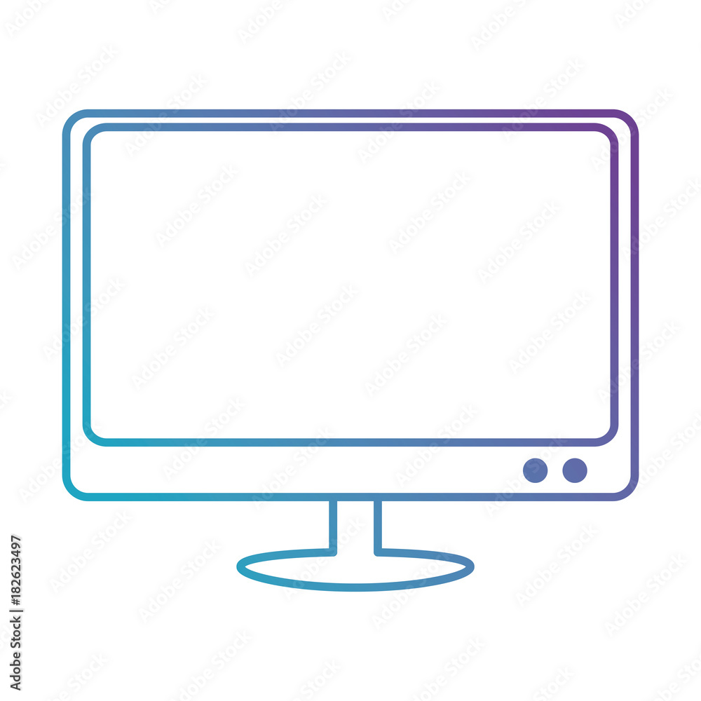 monitor computer isolated icon vector illustration design monitor computer isolated icon vector illustration design