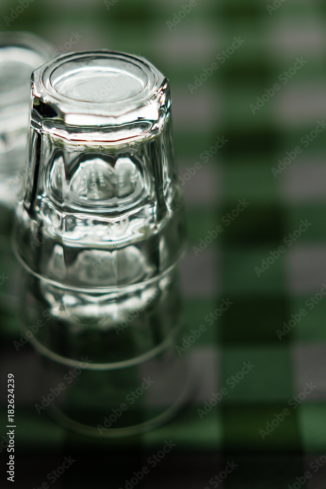 Do not drink!, Boozer's table with checkered cloth and cup Do not drink!, Boozer's table with checkered cloth and cup