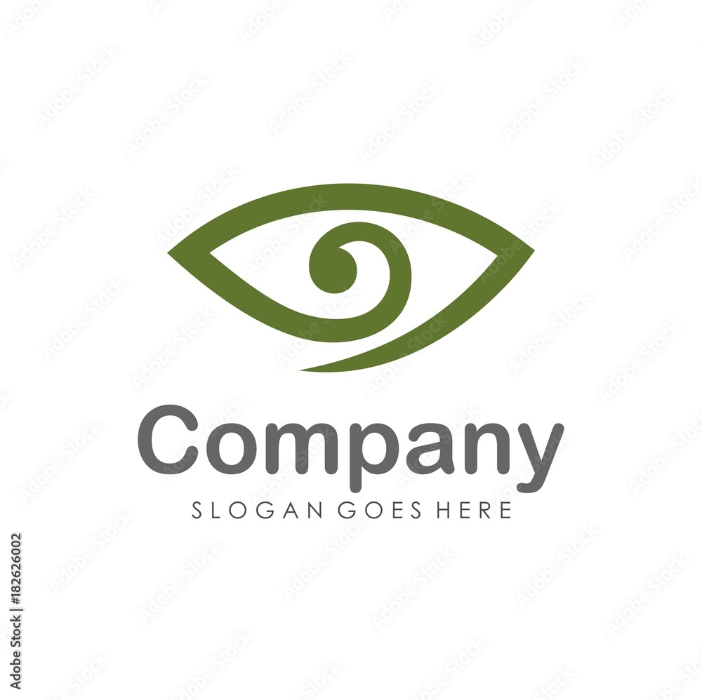 Obraz premium Eyes vision logo design template