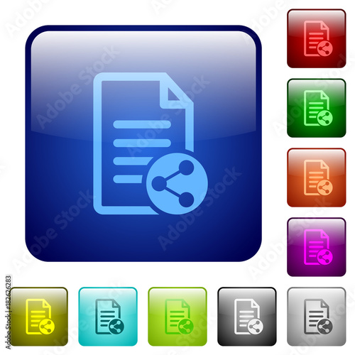 Share document color square buttons