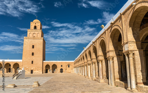The Great Mosque of Kairouan in Tunisia photo