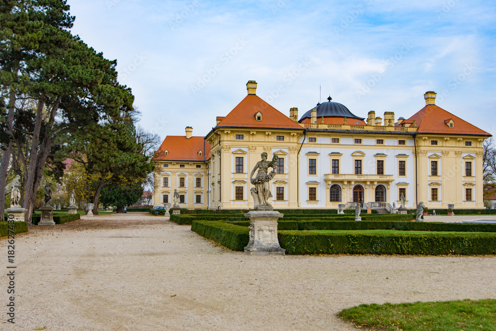 Austerlitz palace. Savkov u Brna, Czech Republic