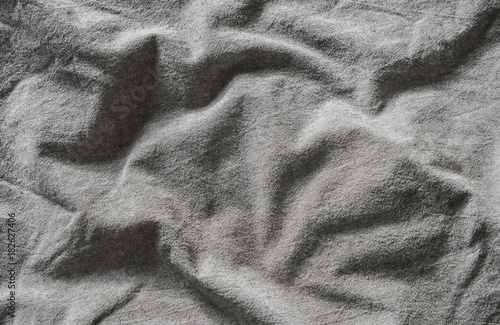 Seamless coarse linen fabric texture background.