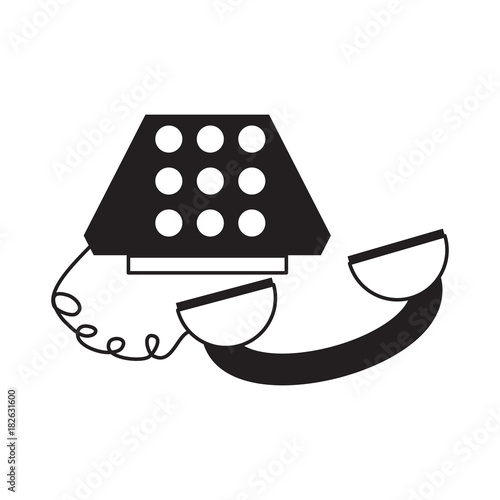 retro phone icon
