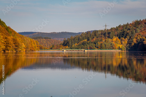 Oestertalsperre im Herbst