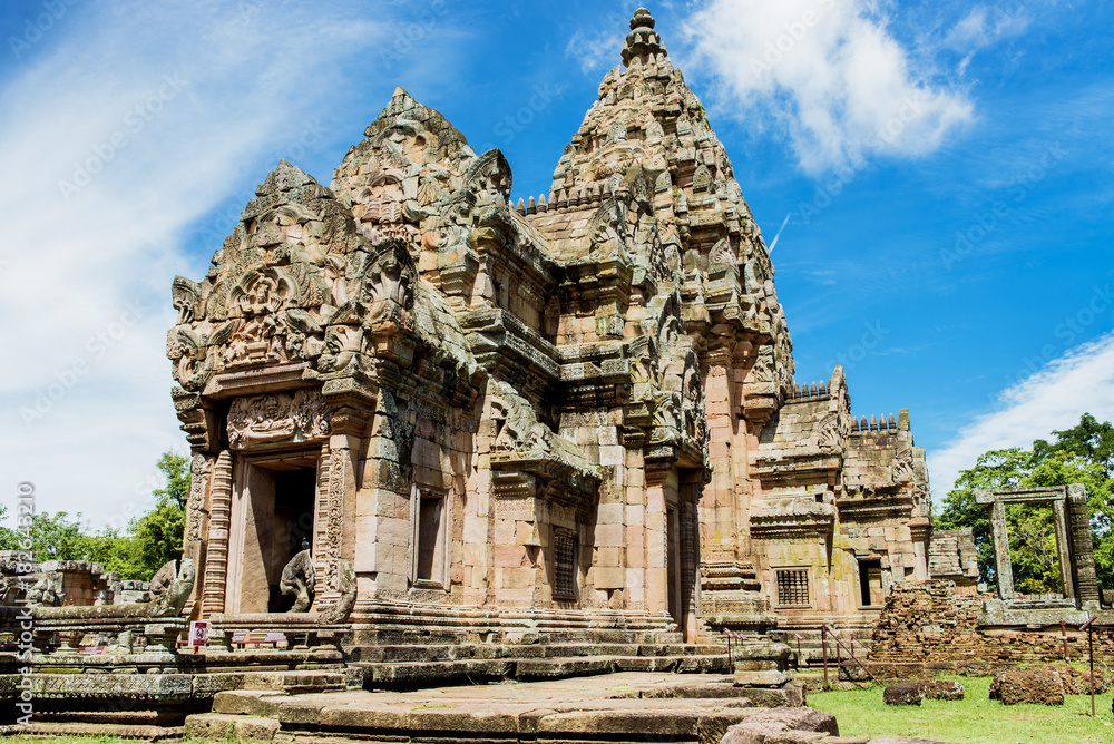 Prasat Phanom Rung Historical Park, a Khmer-style temple complex built in the 10th -13th century.