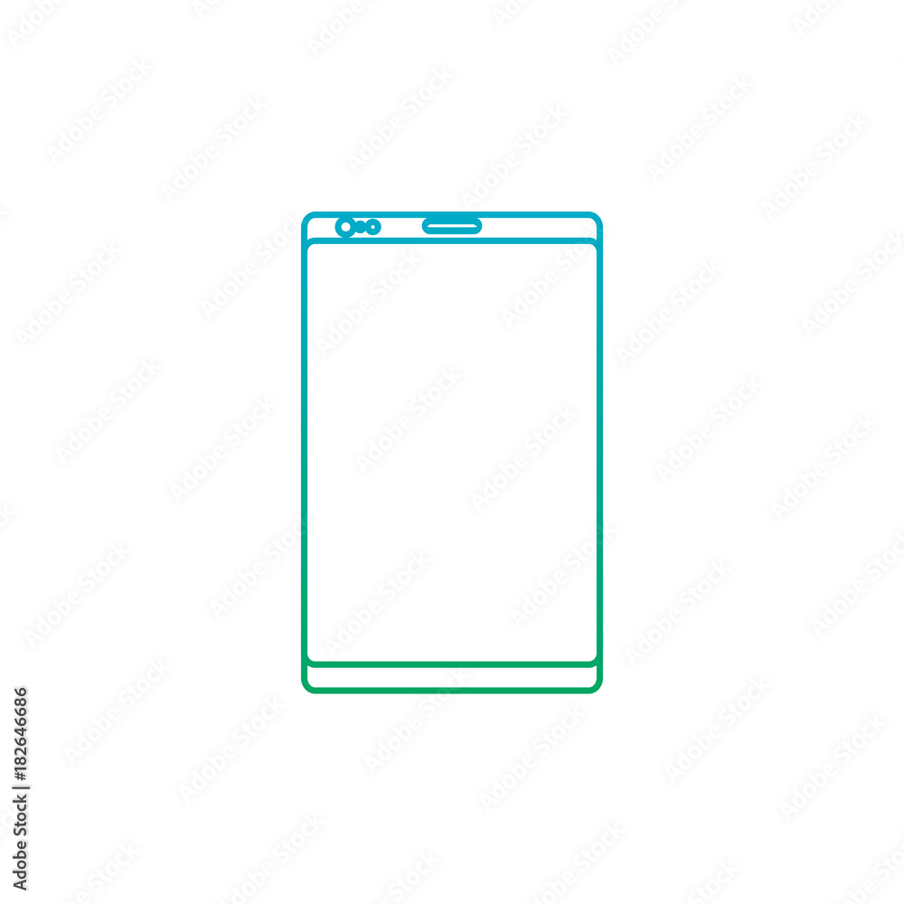 smartphone digital device icon image vector illustration design blue to green ombre smartphone digital device icon image vector illustration design blue to green ombre