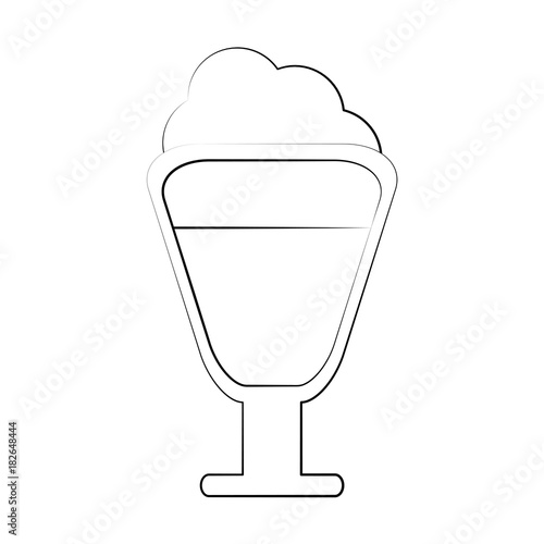 Capuccino delicious cup icon vector illustration graphic design
