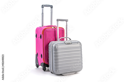 Suitcase or Luggage isolated on white background