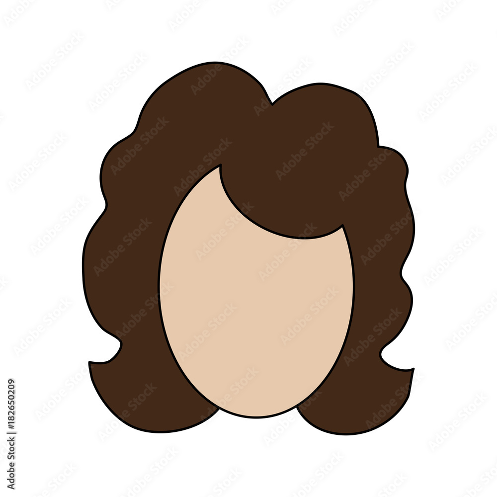 Woman faceless avatar icon vector illustration graphic design Woman faceless avatar icon vector illustration graphic design
