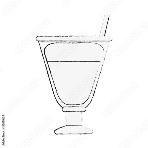 Capuccino delicious cup icon vector illustration graphic design