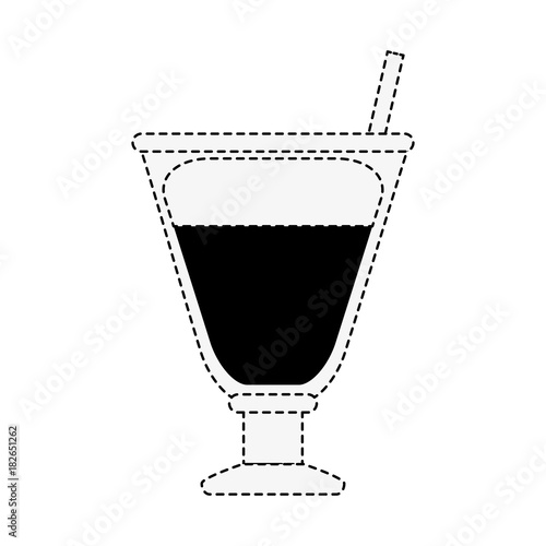 Capuccino delicious cup icon vector illustration graphic design