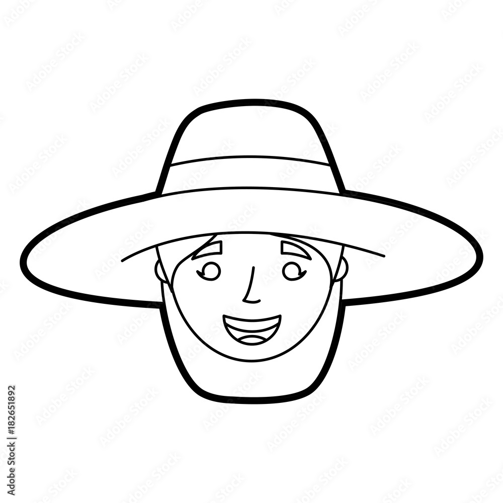 old woman face lady grandma cartoon character vector illustration outline old woman face lady grandma cartoon character vector illustration outline