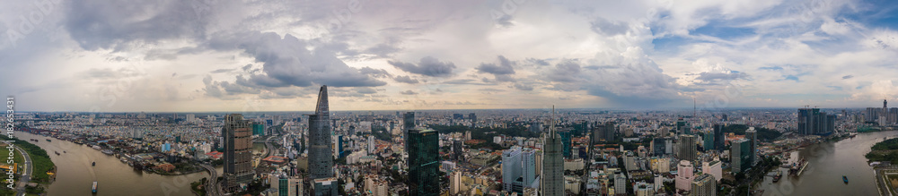 Ho Chi Minh Saigon Skyline Panorama