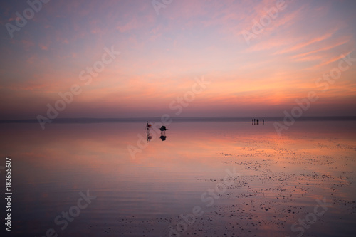 sunset and photo shoot in salt lake © mehmetcan