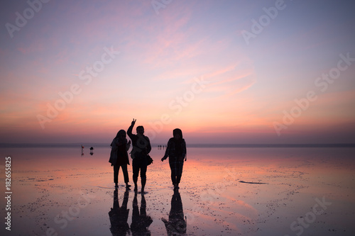 sunset and photo shoot in salt lake