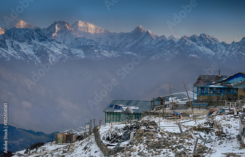 Mountain lodge in Nepal