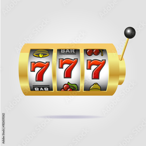 Slot machine with sevens jackpot