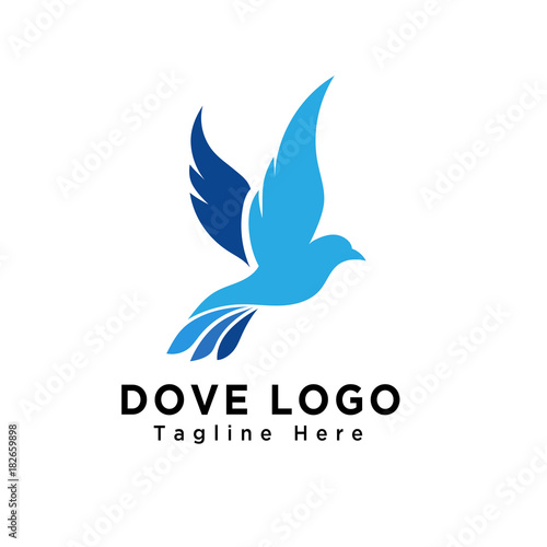 Flying bird logo