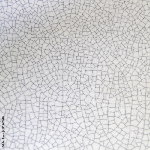 cracked texture of old ceramic pottery