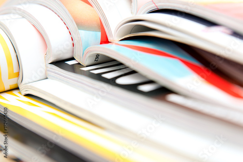 Stack of magazines