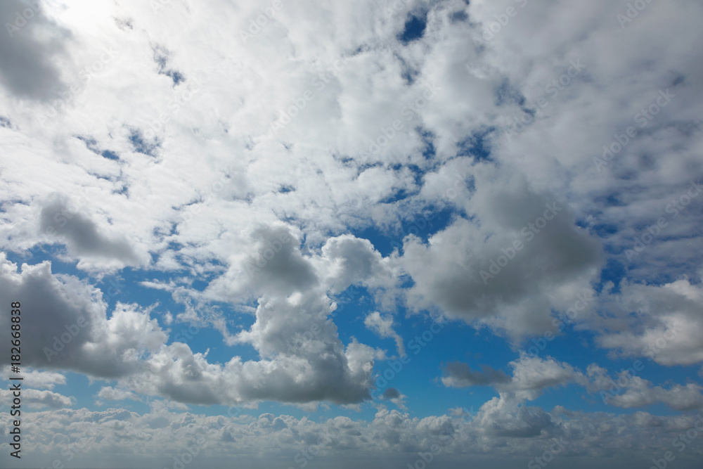 Blue sky, background