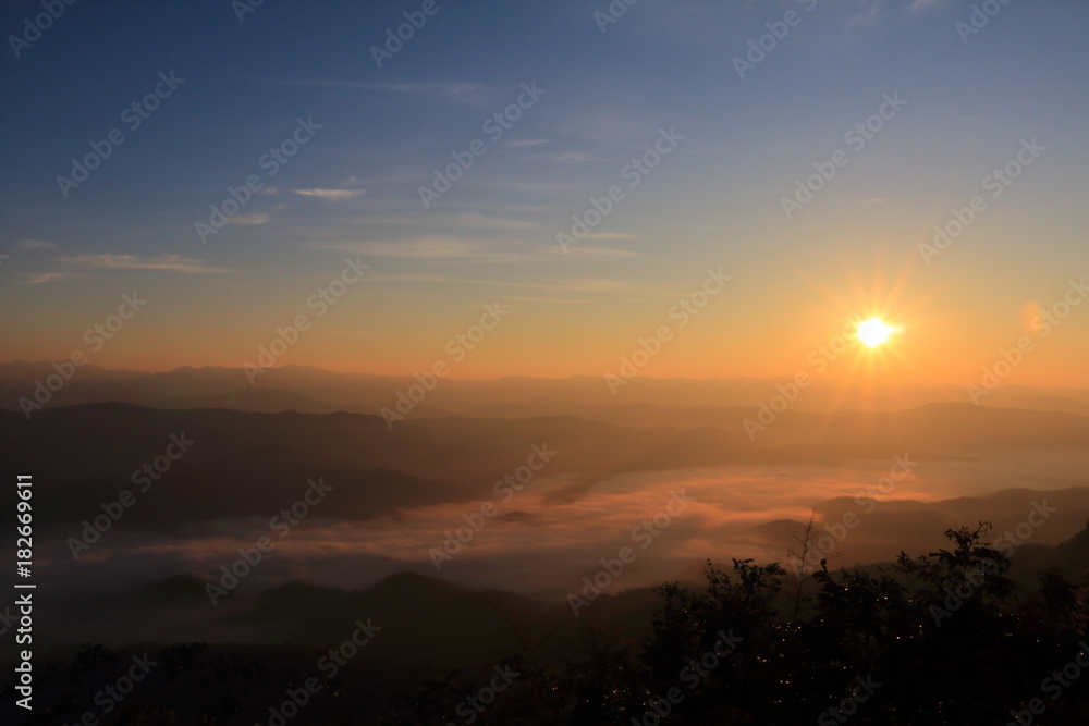 morning in mountain morning in mountain