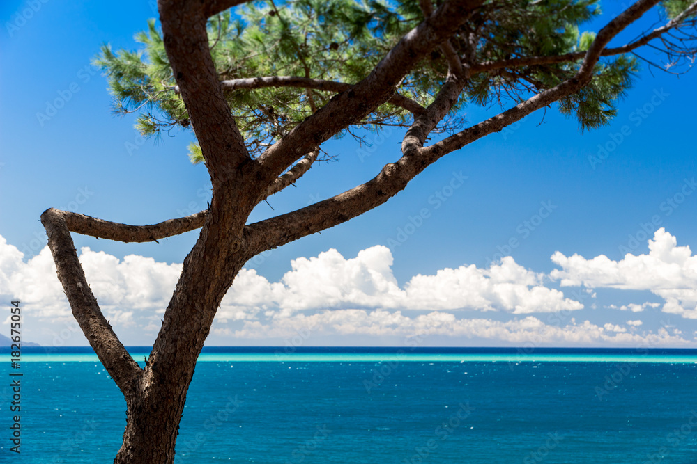 Beautiful sea in a summer day in Italy Beautiful sea in a summer day in Italy