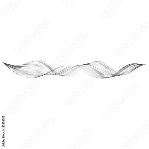 Abstract smooth curved line Design element Technological futuristic background with wavy line Stylization technology digital equalizer audio Smooth flowing wavy stripes made by blends Vector graphic