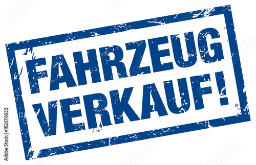Fahrzeug Verkauf