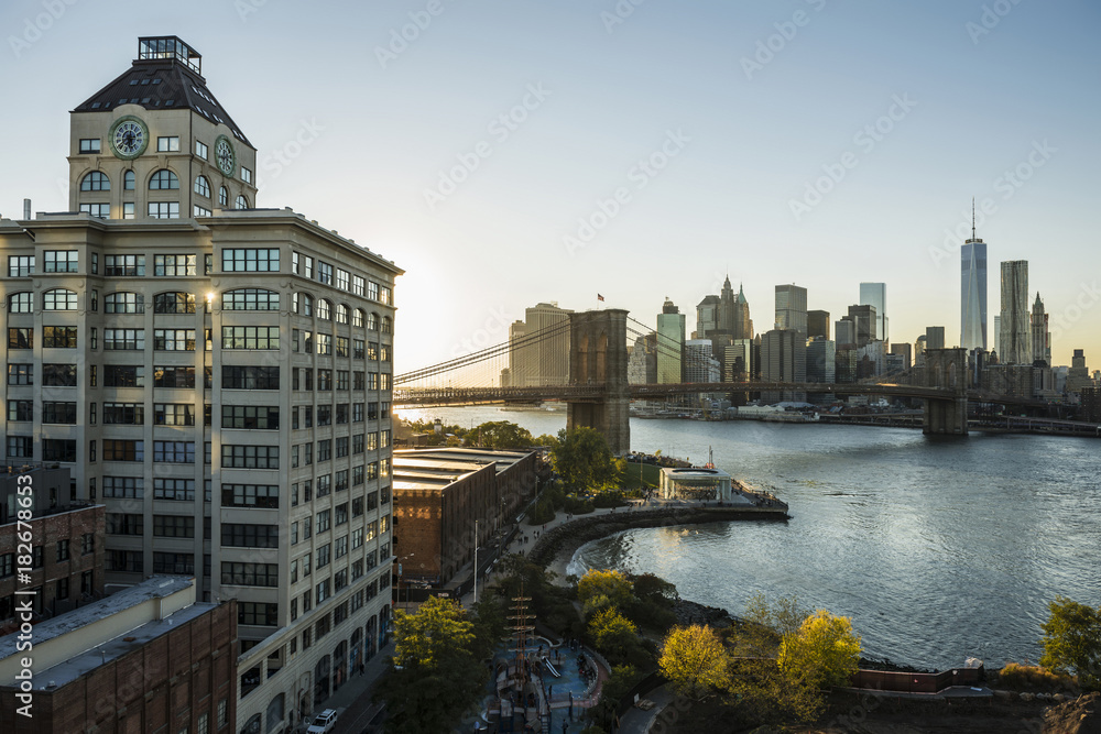 Fulton Ferry State Park, Dumbo, Brooklyn, New York, USA, Dumbo