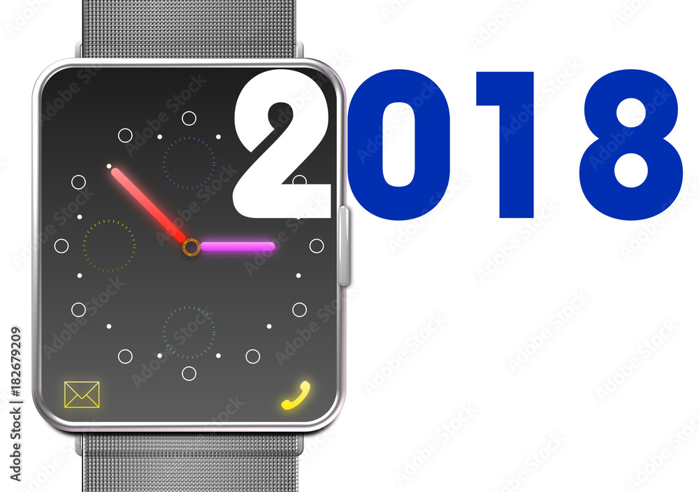 Clock con schermo e sfondo 2018 Clock con schermo e sfondo 2018