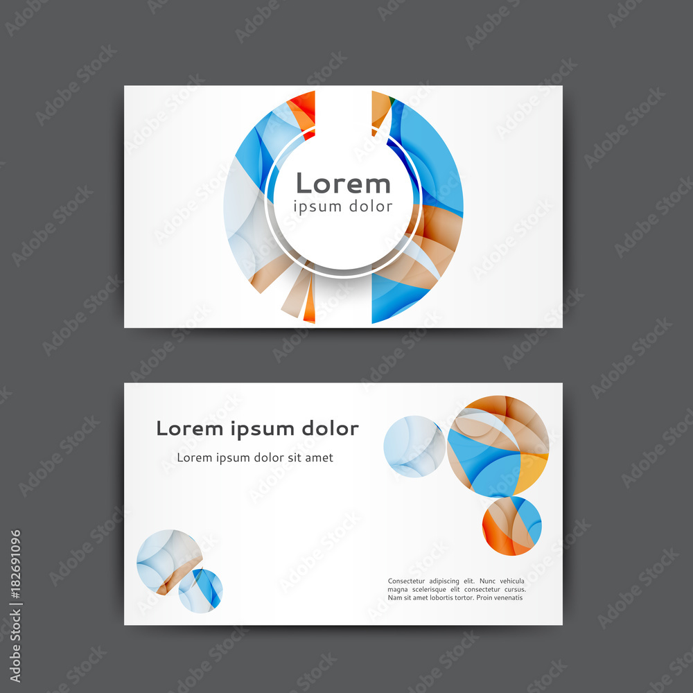Fototapeta premium Business card template
