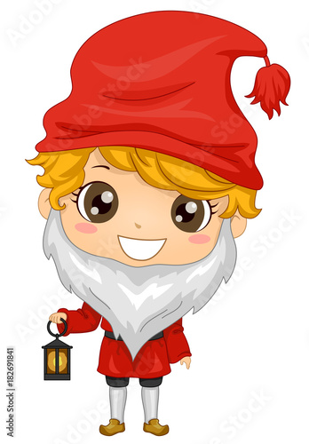 Kid Boy Sweden Tomte Costum...