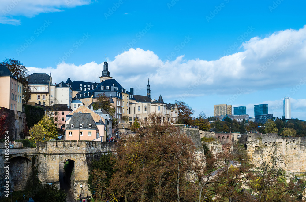 Landmark View of Luxembourg City, Luxembourg