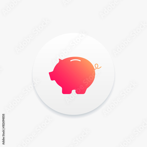 Piggy Bank Money Box Icon