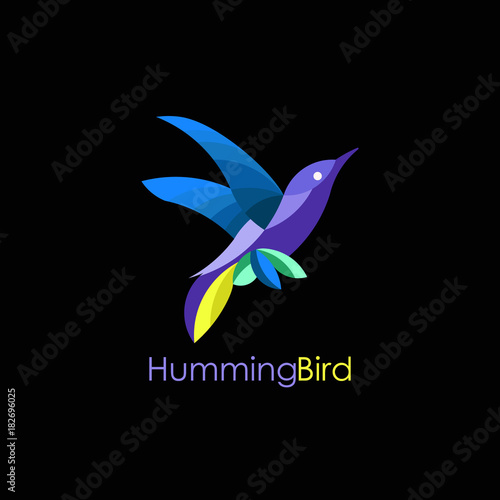 hummingbird vector logo