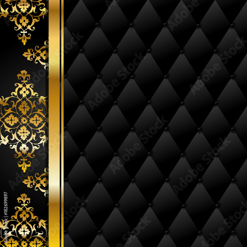 Premium vip background with golden elements