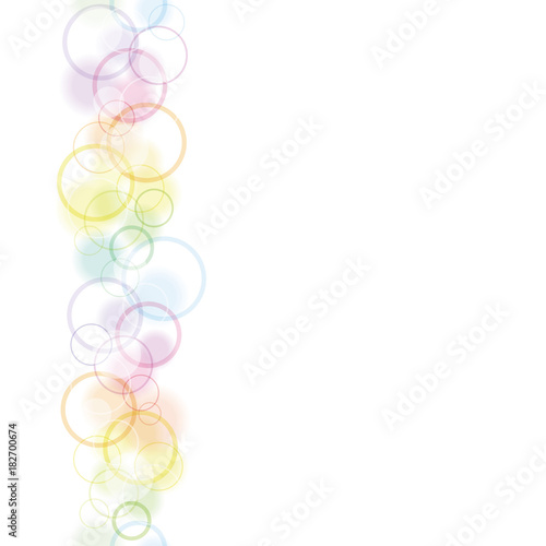 Rainbow background. Seamless pattern.Vector. 虹のパターン